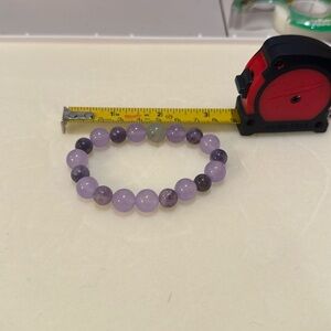 Purple and green bracelet